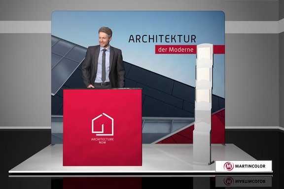 Messe-Set Budget 4 für 3x2 m Standfläche Messe-Set Budget 4 für 3x2 m Standfläche